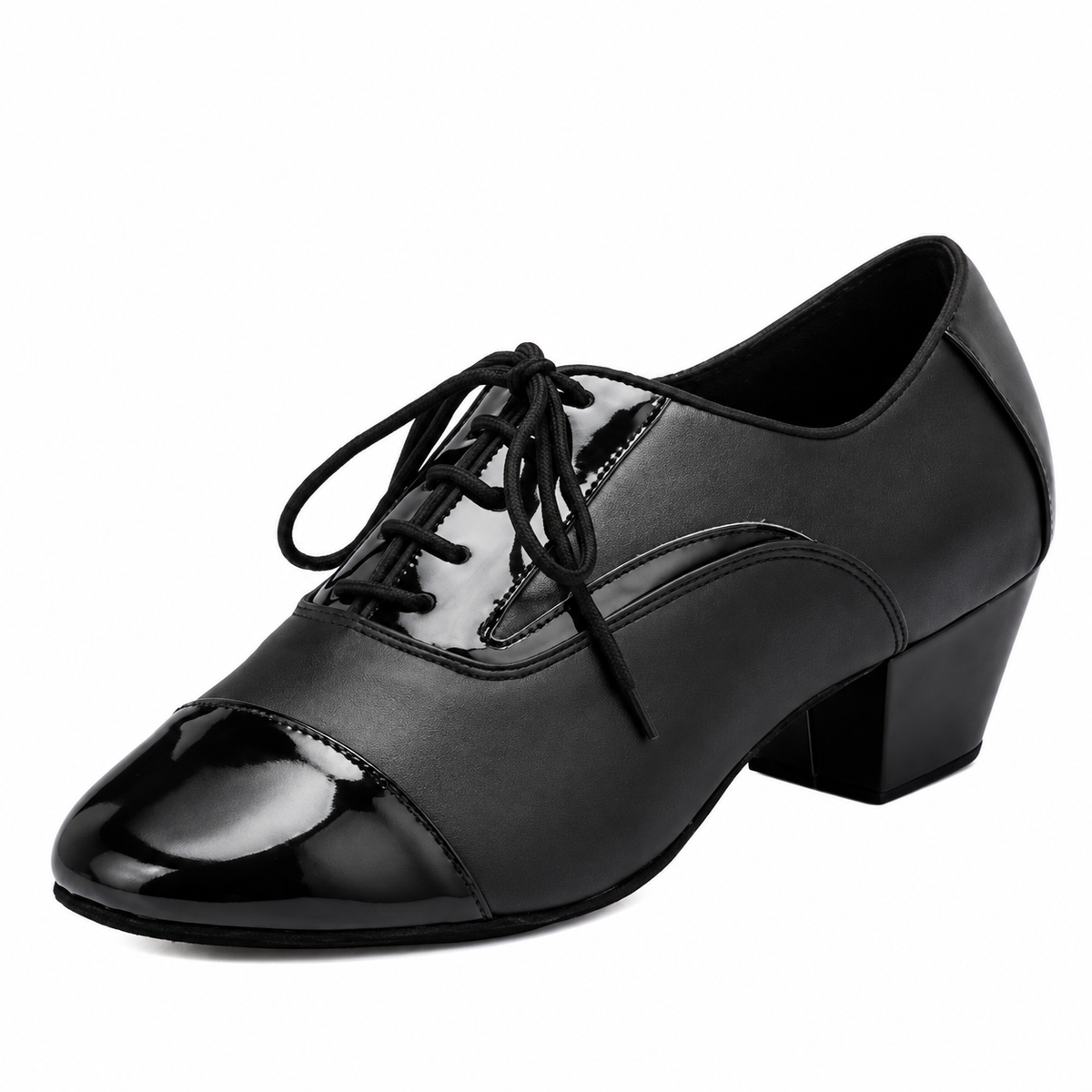 SS2| Salsa Men Shoes – Glossy Black